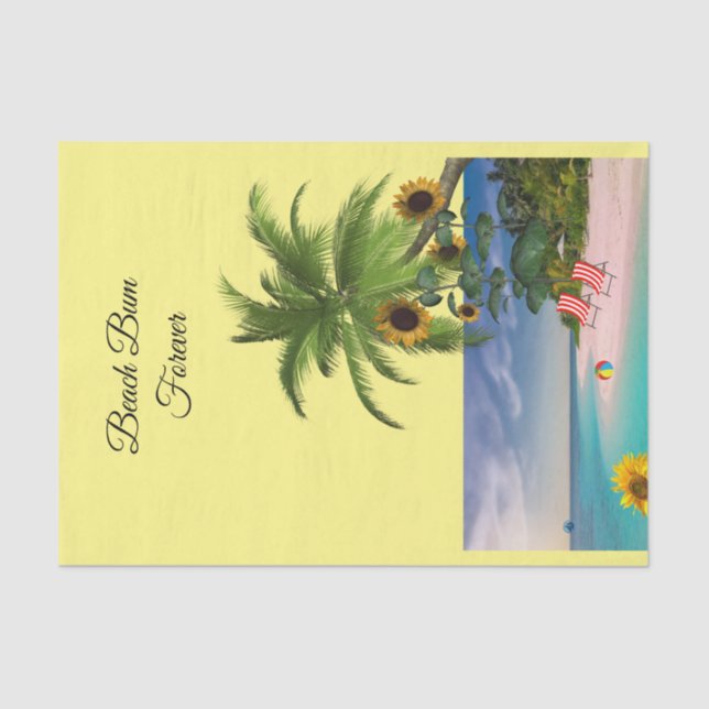 Papel Tecido Sunflower Beach Bum (Frente )