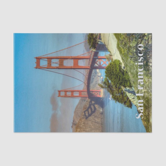 Papel Tecido Viagem de São Francisco (Frente )