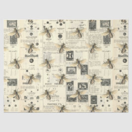 Papel Tecido Vintage Honey Bee Series Design 10