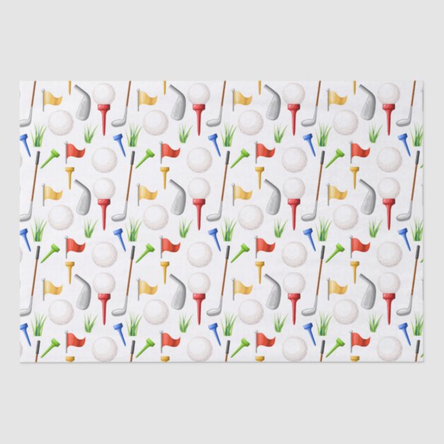 Papel tecidos de golfe (Frente )