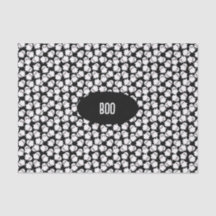 Papel Tecidual com fantasmas kawaii fofos.