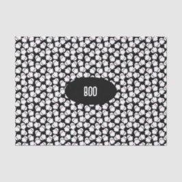 Papel Tecidual com fantasmas kawaii fofos.