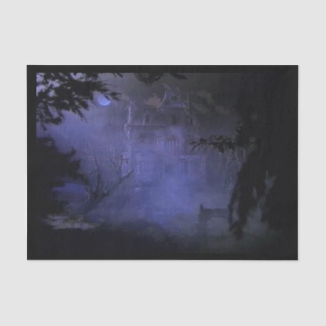 Papel Tecidual da Casa de Morros Assombrada (Frente )