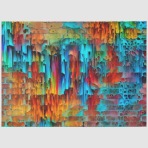 Papel Tecidual de Sonho de Arte da Parede de Cores