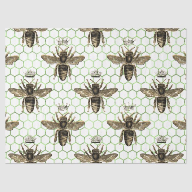 Papel Tecidual do Tea Garden Bee Series Design 27 (Frente )