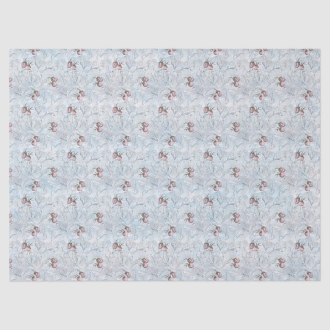 Papel Tecidual dos Berries de inverno (Frente )