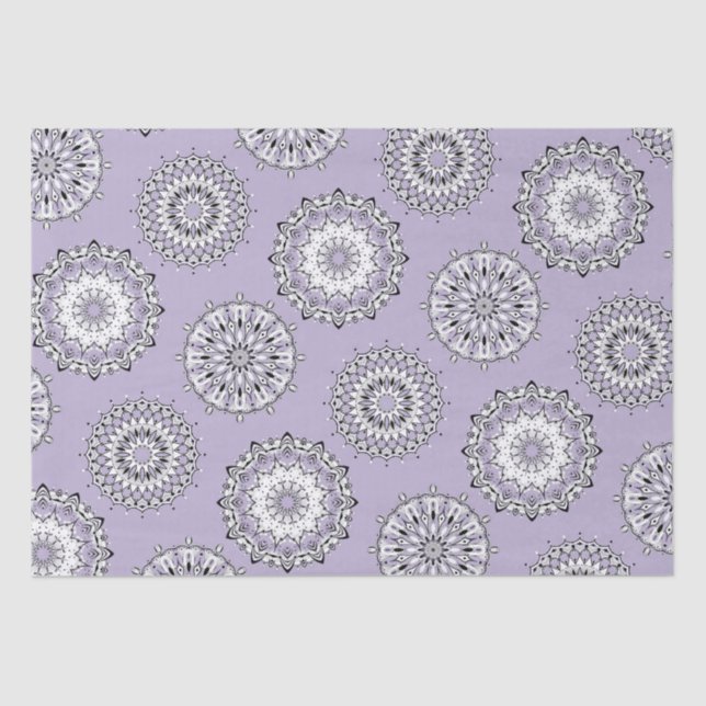Papel Tecidual Lilac Mandalas (Frente )