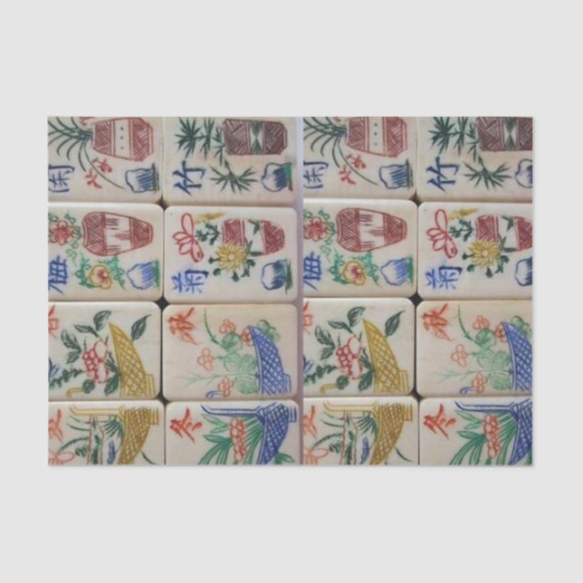 Papel Tecidual Mahjong (Frente )