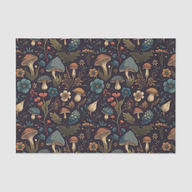 Papel Tecidual Woodland Mushroom | Inspirado na Na (Frente )