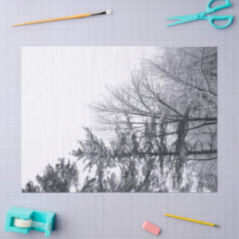 Papel tecidular coberto por neve