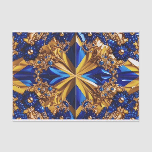 Papel tecidular com design de Suecia (Frente )