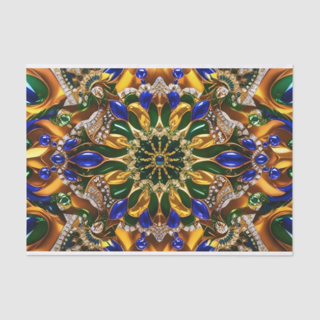 Papel tecidular com design do Brasil (Frente )