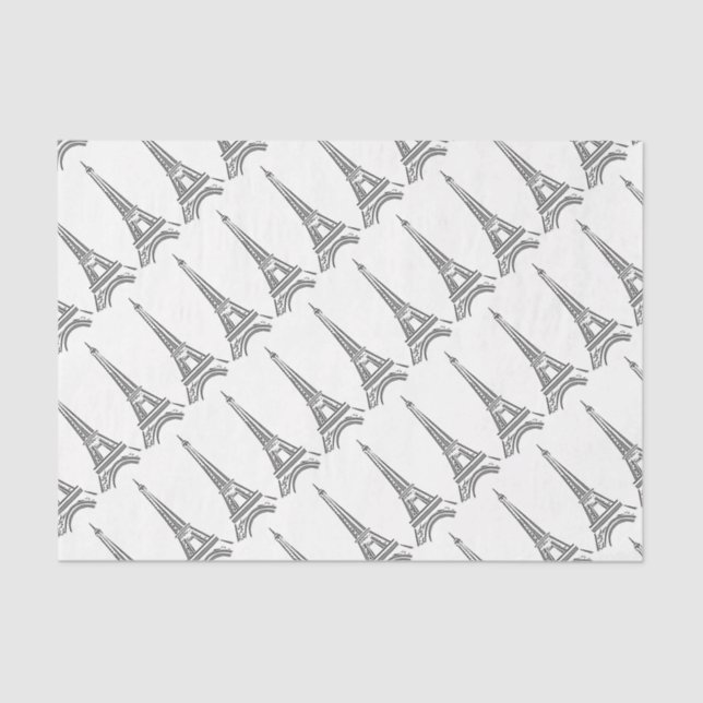 Papel tecidular da torre Eiffel (Frente )