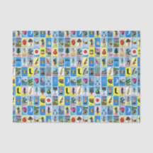 Papel tecidular de 10 lb, LoteriaFest