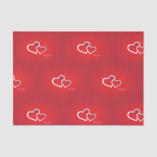 Papel tecidular dia de os namorados