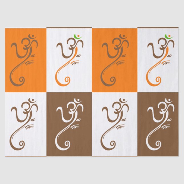 Papel tecidular Ganesha (Frente )