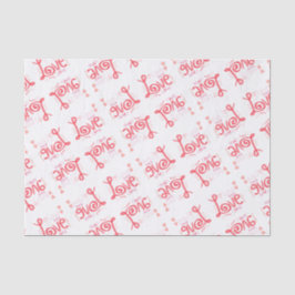 Papel tecidular LOVE 10" x 15"