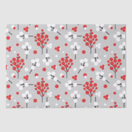 Papel tecidular Modern Winter Berries