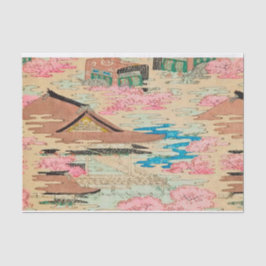 Papel tecidular para artesanato - Japão antigo