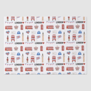 Papel Tema de Londres   London Themed Gift