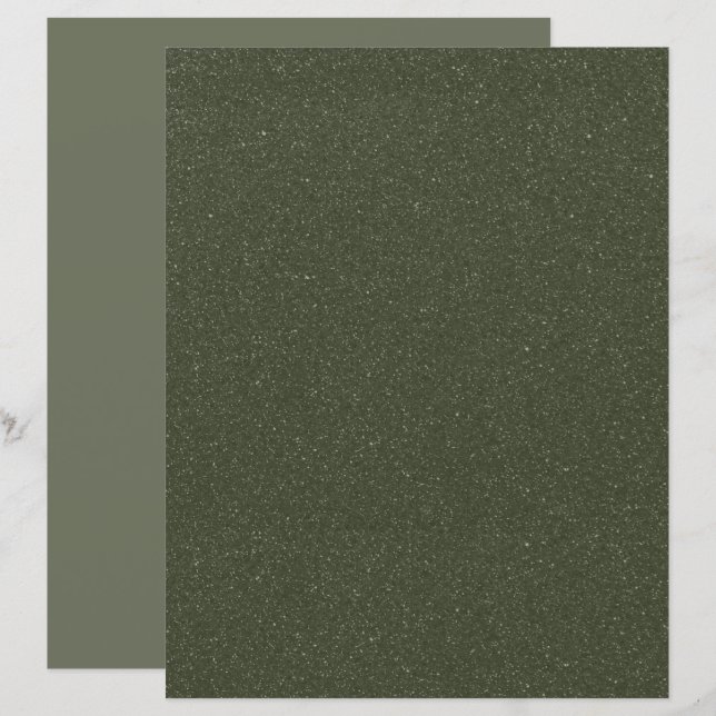 Papel Texturizado Verde Musgo para Impressão (Frente/Verso)