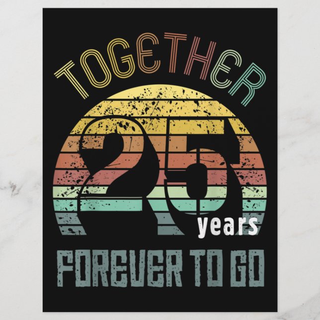 Papel Timbrado 25 anos de casamento (Frente)