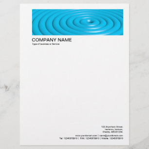 Papel Timbrado 2 no cabeçalho 1/2 na borda 1 na margem L - anéis