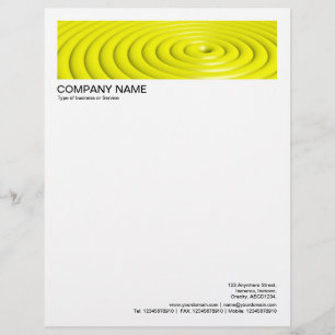 Papel Timbrado 2 no cabeçalho 1/2 polegada de borda - anéis conce