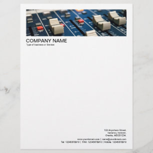 Papel Timbrado 2 no cabeçalho 1/2 polegada de borda - Escadas de 