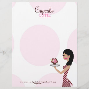 Papel Timbrado 311 Candie o preto/Brunette ondulados de Cutie do