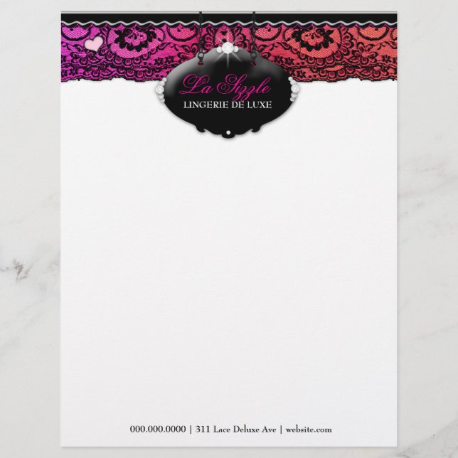 Papel Timbrado 311-Lace de Luxe - Multi-Colorido (Frente)