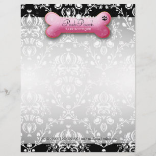 Papel Timbrado 311-Posh latido do passo do cão