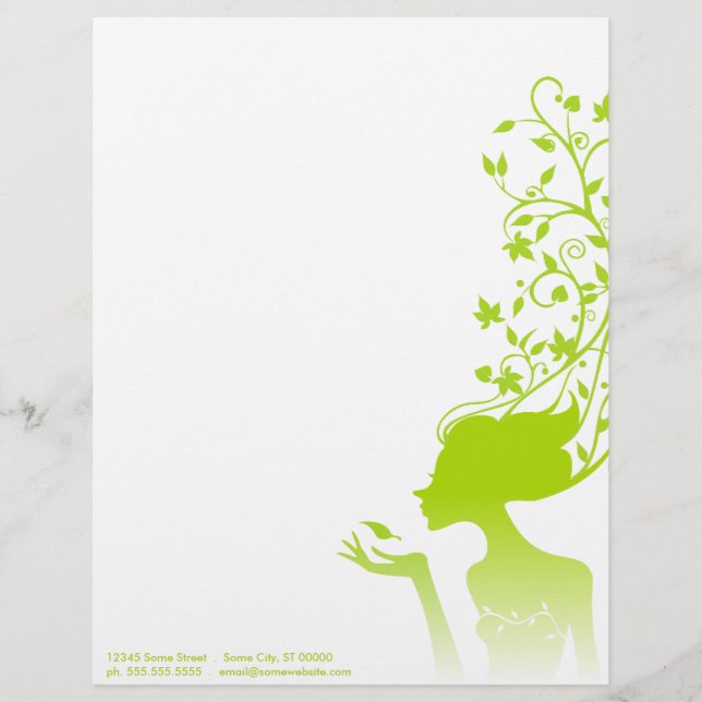 Papel Timbrado açúcar verde (Frente)