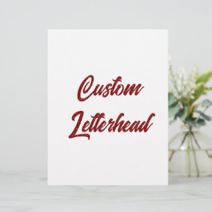Papel Timbrado Adicione Seu Próprio Design Thin Matte Pa