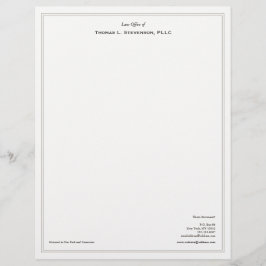 Papel Timbrado Advogado Profissional Simples