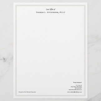 Papel Timbrado Advogado Profissional Simples