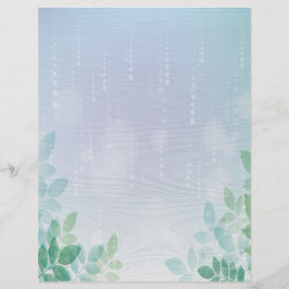 Papel Timbrado Água e verde