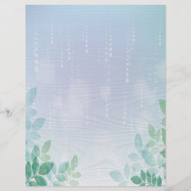 Papel Timbrado Água e verde (Frente)