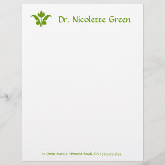 Papel Timbrado Alargamento floral de 311 limões