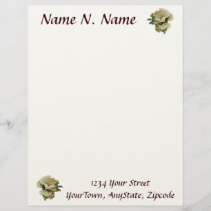 Papel Timbrado Alface de Elementos de Coordenação de Fungos de Pr