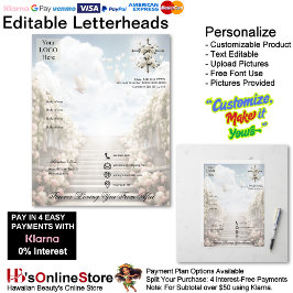 Papel Timbrado Amando-te para Sempre de Longe | Memorial Stairway