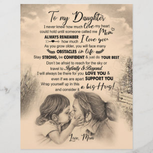 Papel Timbrado Amantes Filhos À Minha Filha Amor Mãe
