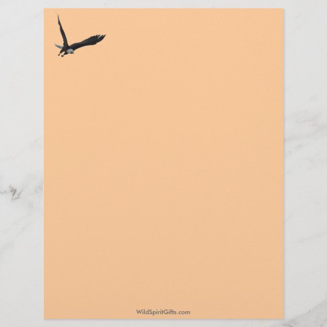PAPEL TIMBRADO AMERICAN BALD EAGLE DESIGN (Frente)