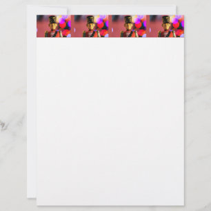 Papel Timbrado Amigo soldadinho de brinquedo clássico de Natal do