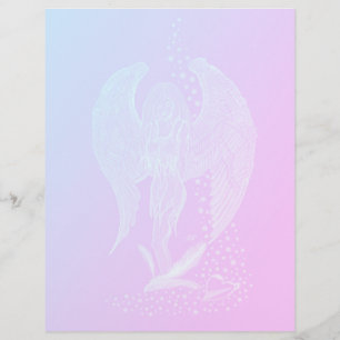 Papel Timbrado Angel perdeu no Love, Design preto e verde