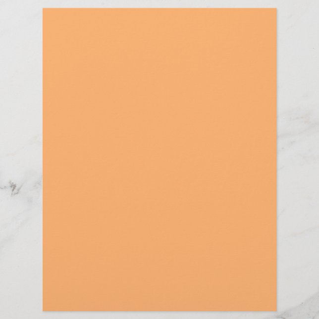 Papel Timbrado Apricot (cor sólida)  (Frente)