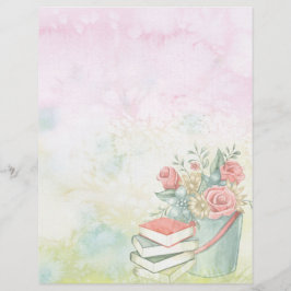 Papel Timbrado Aquarela e Flores