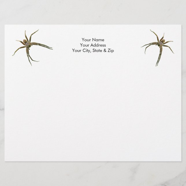 Papel Timbrado Aranha (Frente)
