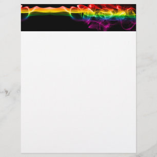 Papel Timbrado Arco-Íris do SlipperyJoe vaporiza-se arco-íris