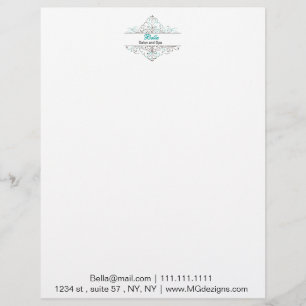 Papel Timbrado Artigos de papelaria personalizados Flourish do